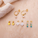 Amaya gold hoops